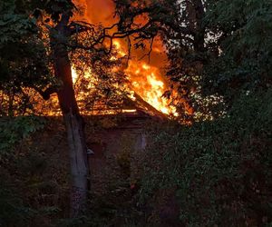 Pożar przy Żwirki i Wigury