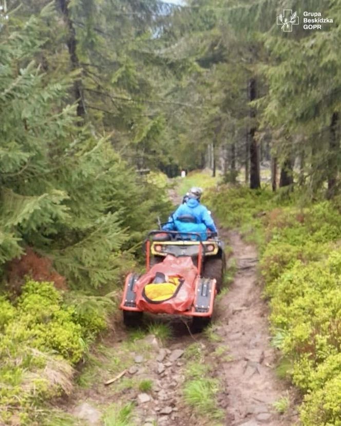  Lawina wypadków rowerowych w Beskidach. GOPR interweniował 11 razy. Wzywano LPR