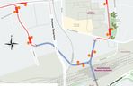 Tramwaj Kasprzaka – Dworzec Zachodni – mapa