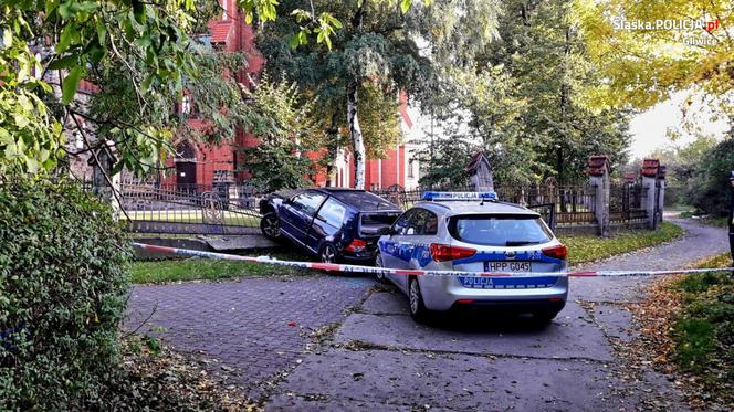 Gliwice: Ucieczka przed policją zakończyła się na ogrodzeniu parafii. Wierni byli w szoku [ZDJĘCIA]