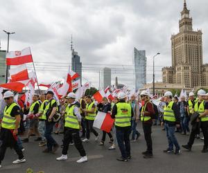 Protest w Warszawie 