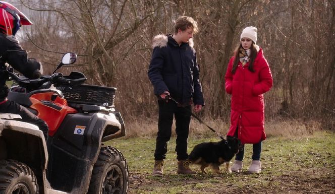 	M jak miłość. Kacper (Bartosz Ziewiec), Basia (Karina Woźniak)