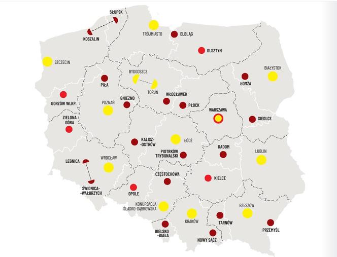 Nowa koncepcja podziału administracyjny Polski? Są różne warianty, co z województwem świętokrzyskim?