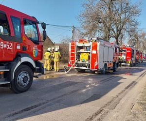 Pożar na osiedlu Bugaj w Starachowicach
