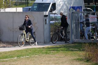 Premier na przejażdżce rowerowej