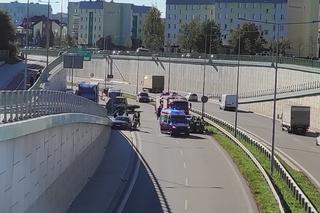Wypadek na Trasie Niepodległości. Dwie osoby ranne [27.09.21]