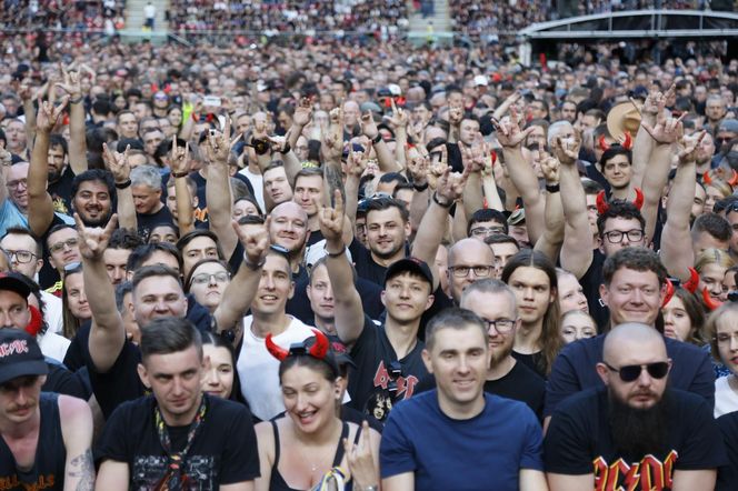 Koncert AC/DC w Warszawie (4.07.2025) - część druga. Organizatorem koncertu jest Live Nation