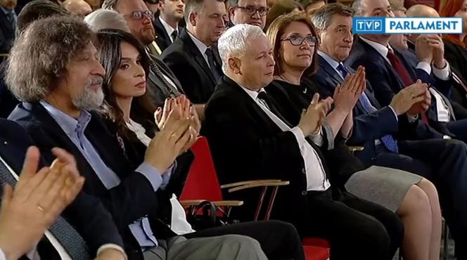 Marta Kaczyńska w ciąży podczas wręczenia nagrody im. Lecha Kaczyńskiego