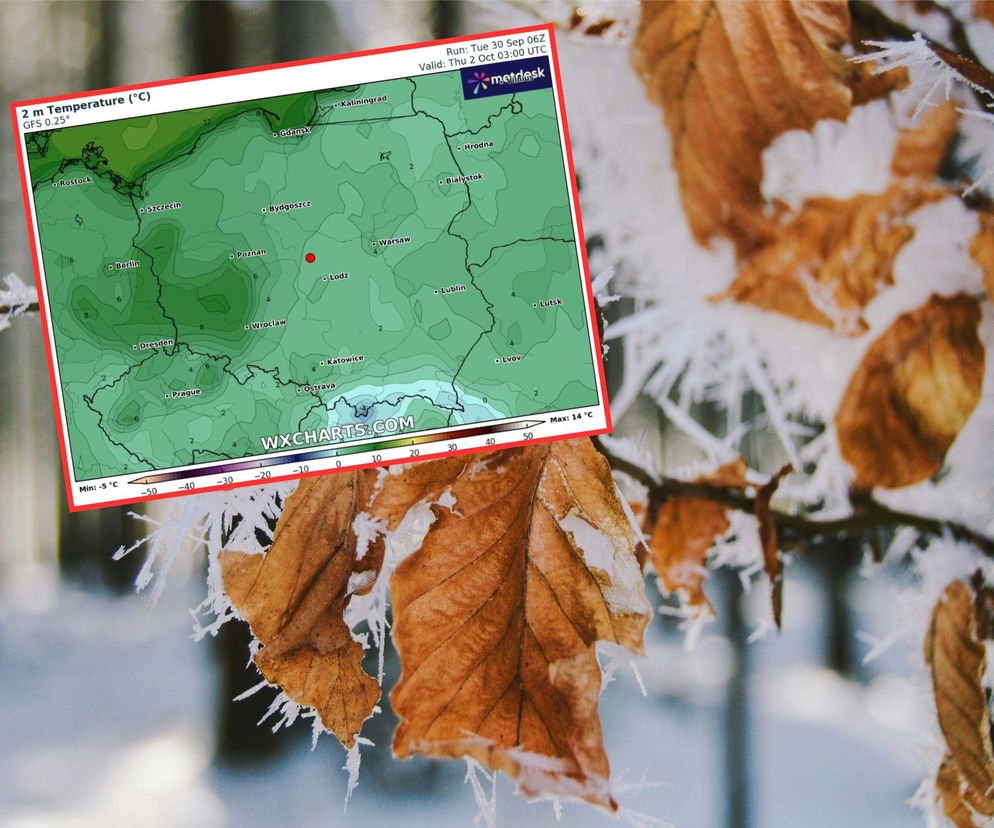 Pierwszy duży mróz nadchodzi do Polski. Kierowcy muszą uważać na gołoledź