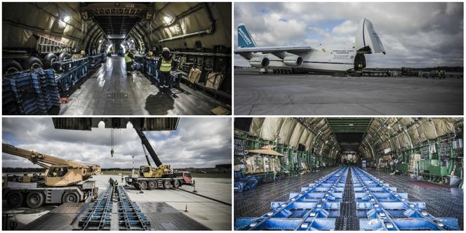 Antonow An-124 Rusłan na lotnisku w Pyrzowicach