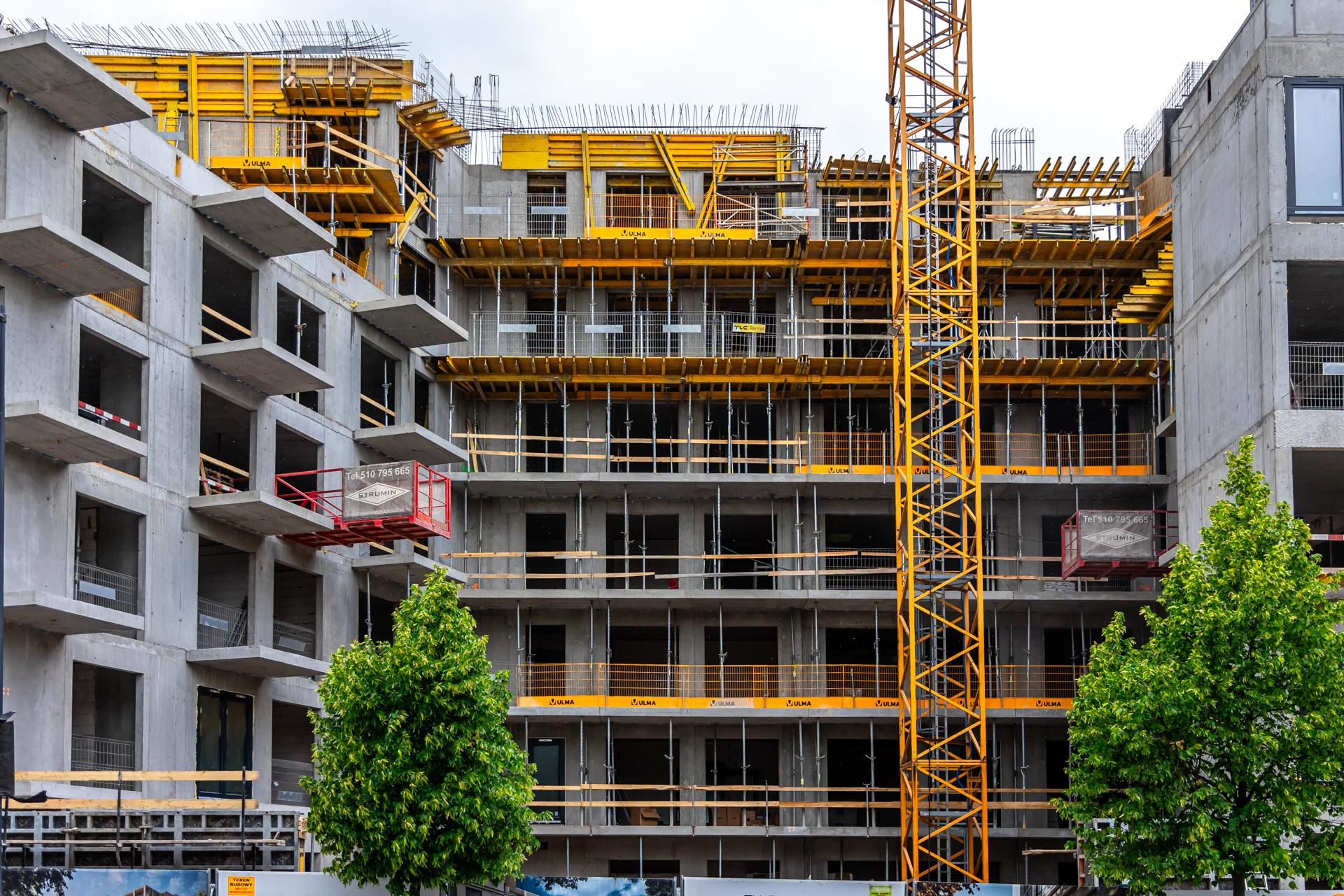 Konwiktorska Residence w Warszawie w trakcie budowy