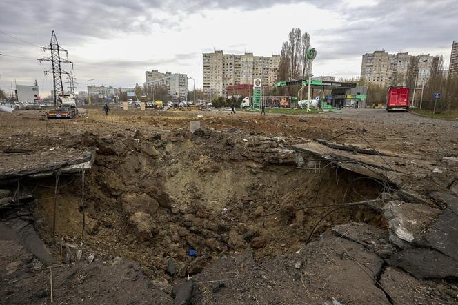 Zmasowany ostrzał ukraińskich miast 