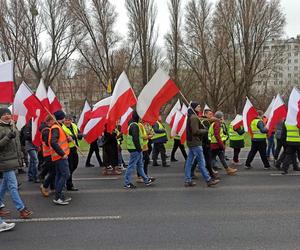 Protest rolników w woj. lubelskim. Rolnicy w Lublinie rozpoczęli przemarsz. Mamy zdjęcia!