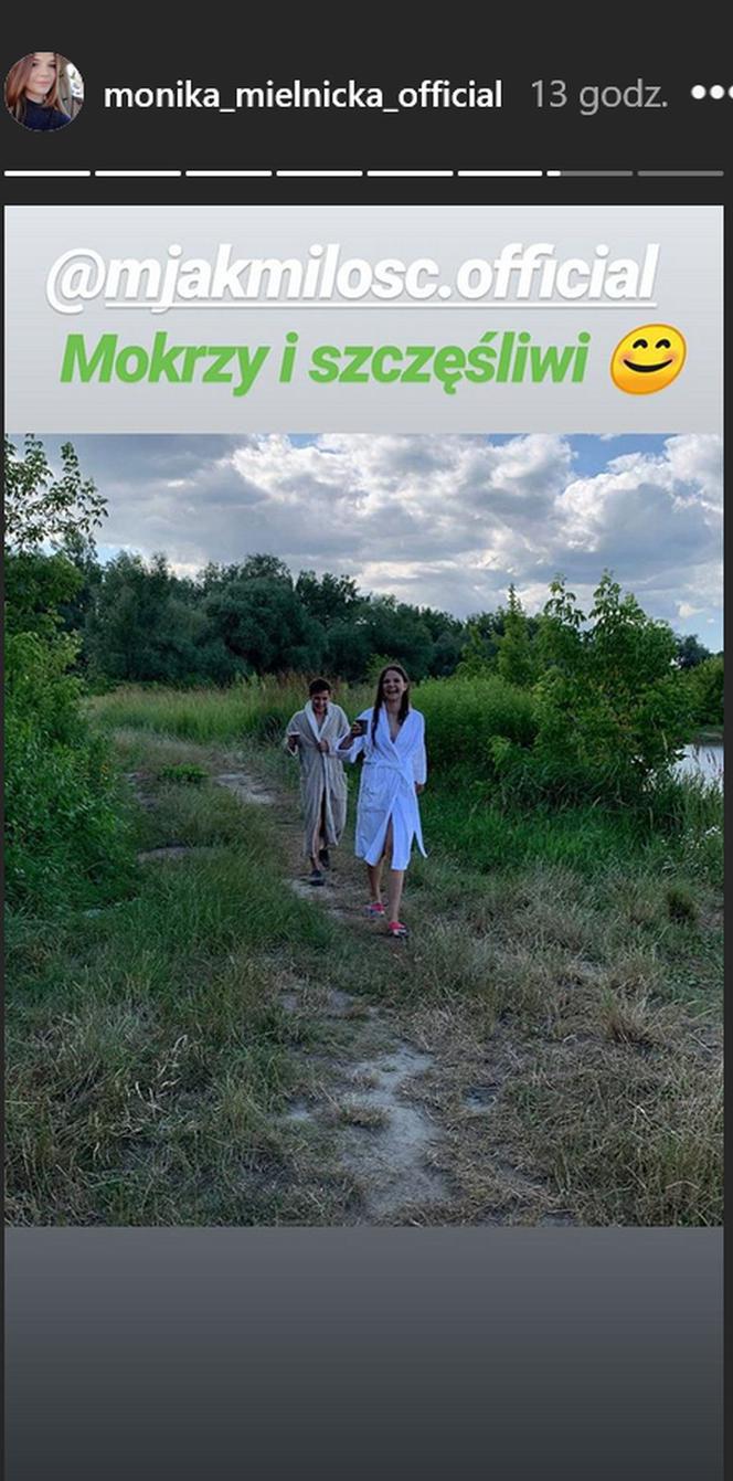 M jak miłość po wakacjach 2019. Lilka (Monika Mielnicka), Mateusz (Krystian Domagała)