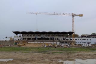 Przebudowa stadionu OSiR w Zamościu trwa. Prace postępują zgodnie z planem