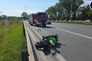  Śmiertelny wypadek motocyklisty na Wisłostradzie