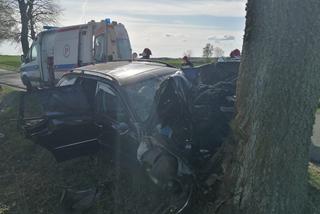 Groźny wypadek na trasie Kraplewo- Lichtajny