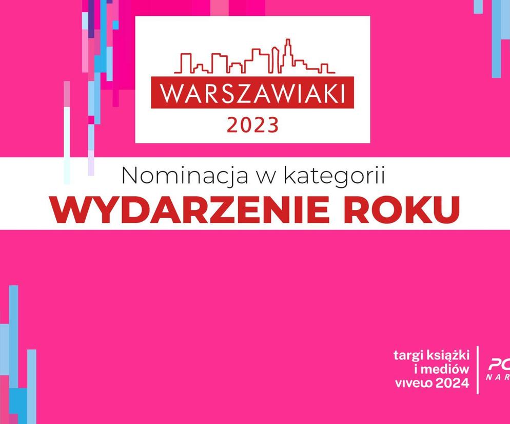 Warszawiaki 2024 - nominacja dla Targów Książki i Mediów VIVELO