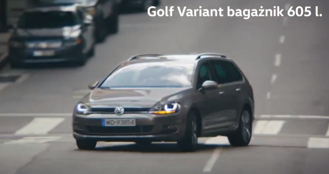 Volkswagen Golf - Reklama po Śląsku