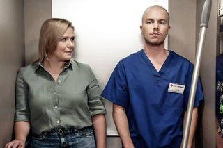 	Pierwsza miłość odc. 3910. Dawid Czerwiński (Marcin Nowicki), Marysia (Aneta Zając)