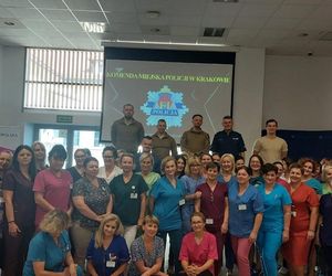Jak przetrwać atak w szpitalu? Krakowska policja szkoli medyków z procedur antyterrorystycznych