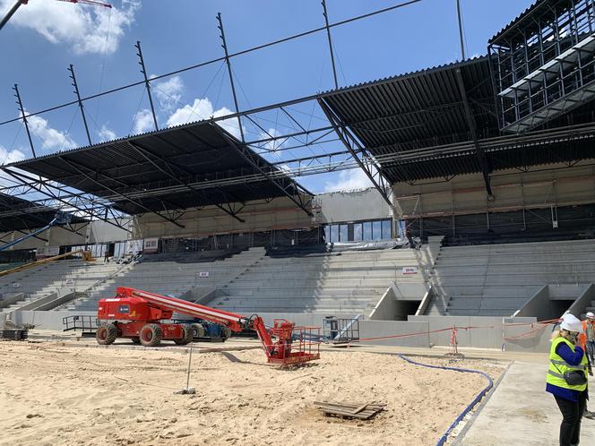 Nowy stadion GKS w Katowicach. Budowa