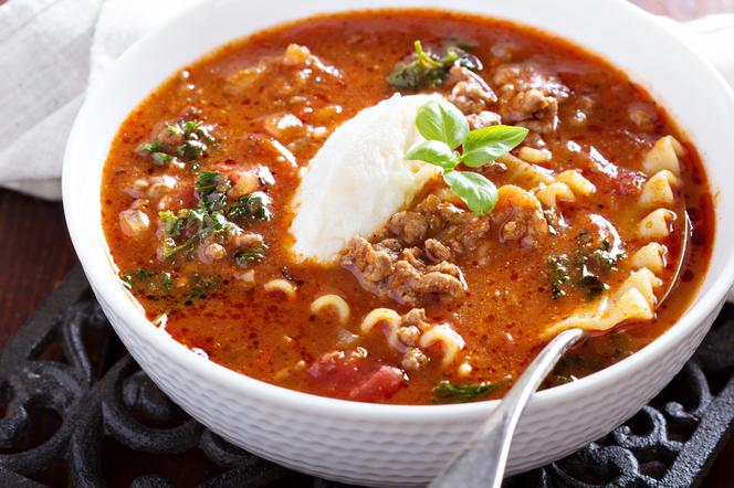 Łatwa zupa lasagna