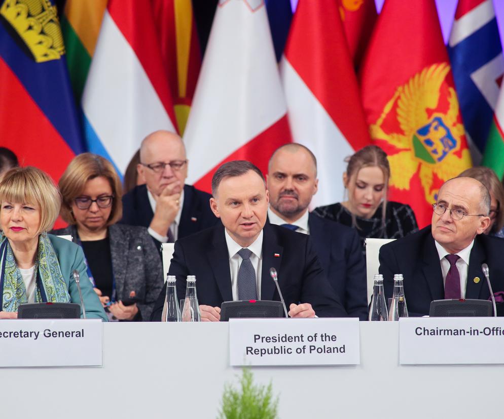 Andrzej Duda na szczycie OBWE w Łodzi