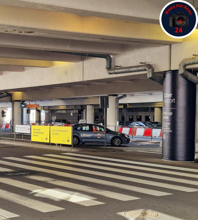 Uber zaczął obsługę pasażerów na lotnisku Chopina. Kończy się taksówkarski monopol