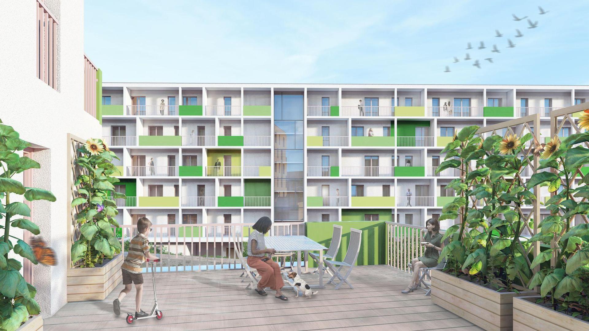 Osiedle TBS w Bielsku-Białej według UrbanGEOS 