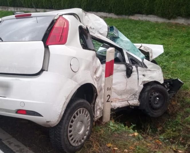 Tragiczny wypadek pod Wadowicami. 66-latek zginął w zderzeniu z ciężarówką