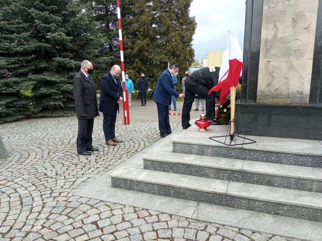 Grudziądz - Odsłoniętą pamiątkową tablicę 