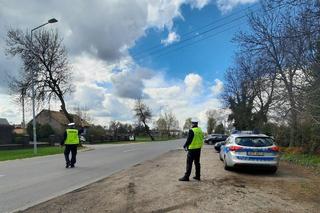 Kontrola prędkości przez policję śląską