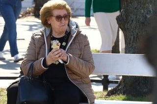 Premier Hanna Suchocka w Sopocie