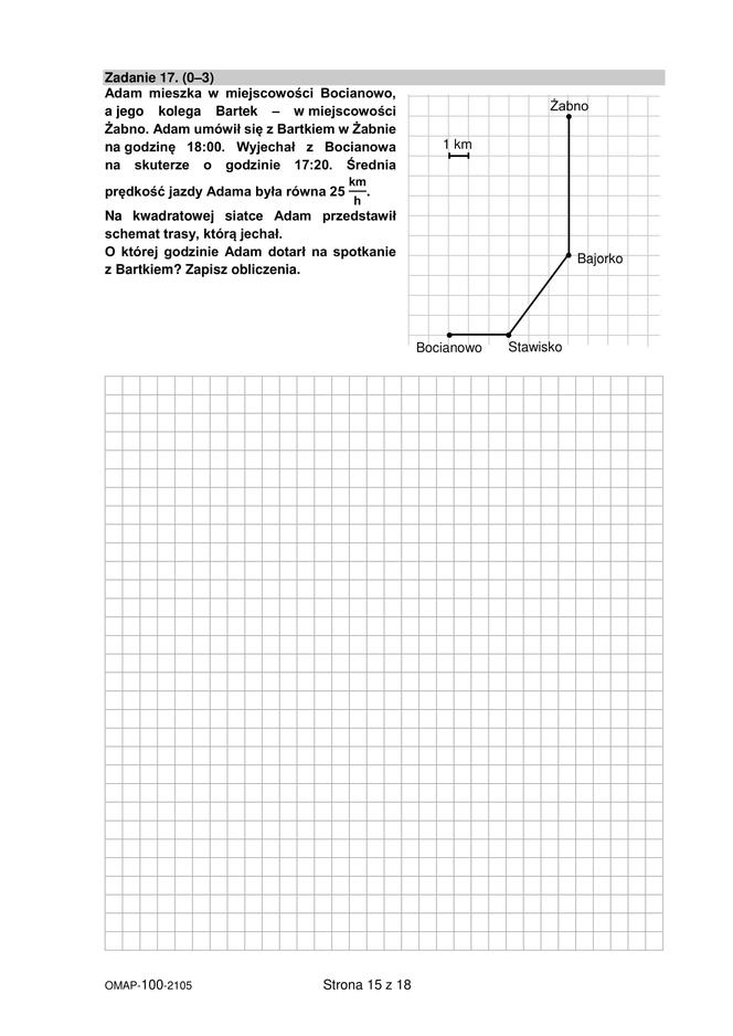  Egzamin ósmoklasisty 2021 matematyka. Arkusze CKE, pytania, odpowiedzi [26.05.2021]