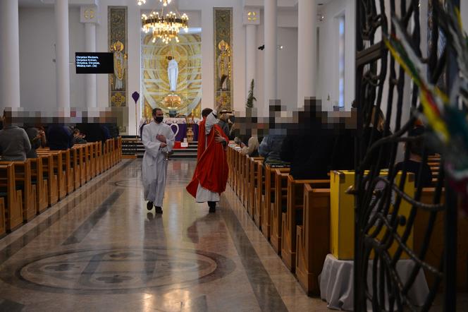 Tak wyglądała Niedziela Palmowa w warszawskich kościołach