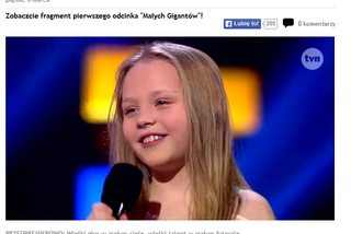 Mali Giganci odc. 1: mała dziewczynka śpiewa po francusku utwór Indili! Zobaczcie występ Julii Totoszko [VIDEO]