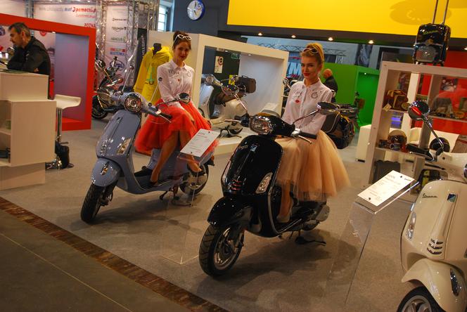 Skutery Vespa na Targach Poznań Motor Show 2017