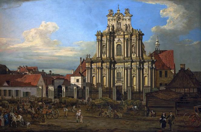 Canaletto, Kościół Wizytek (1780)