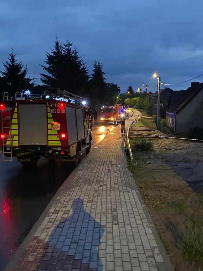 Potężna ulewa w Olsztynie. W Barczewku opady uszkodziły most