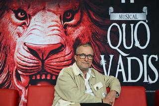 Próba medialna spektaklu Quo Vadis w reżyserii Wojciecha Kościelniaka w Teatrze Muzycznym w Gdyni, wrzesień 2024