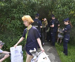 Policja na Osiedlu Przyjaźń w Warszawie 