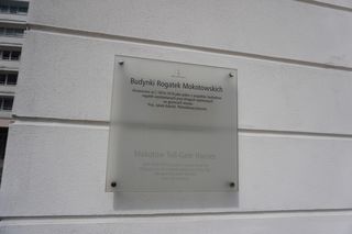 Budynki Rogatek Mokotowskich na pograniczu Mokotowa i Śródmieścia w Warszawie