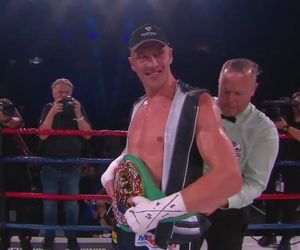 Michał Cieślak zdobył pas mistrza świata WBC Interim. Teraz czeka go najważniejszy dzień w życiu! Zapowiedział go w ringu