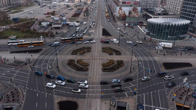 Nowe rondo Dmowskiego w Warszawie