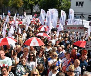 Protest nauczycieli w Warszawie