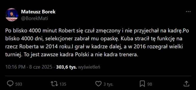 Świat sportu o odejściu Lewandowskiego z kadry