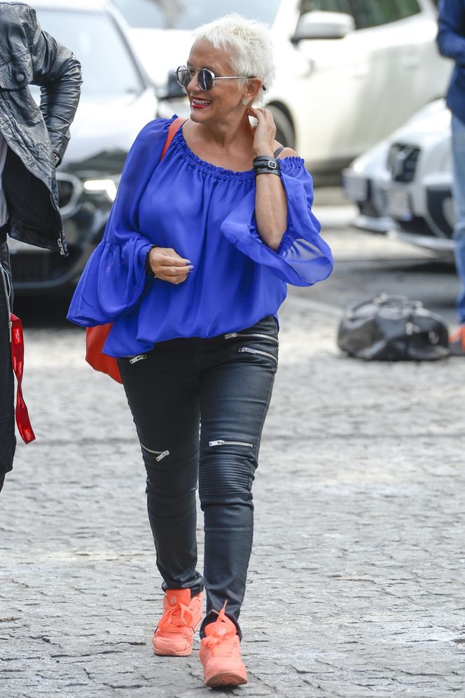 Małgorzata Ostrowska sama wypracowała swój niepodrabialny styl. Dosłownie!