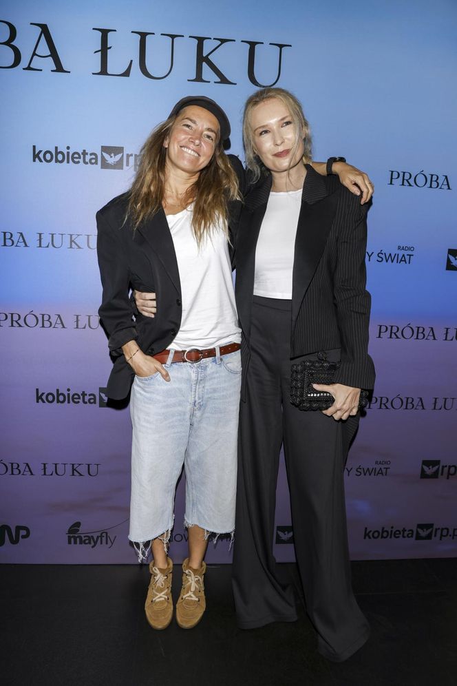 Racewicz w skórze, Steczkowska w kwiatach, a Żukowska w bieli! Taka ścianka to rzadkość!