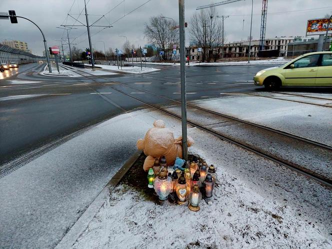 Po tragicznym wypadku w Fordonie mieszkańcy kładą znicze, kwiaty i maskotki. „Kochamy Cię, Igusiu” [ZDJĘCIA]